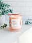 Pink Sugar 11oz double-glass Floral Candle
