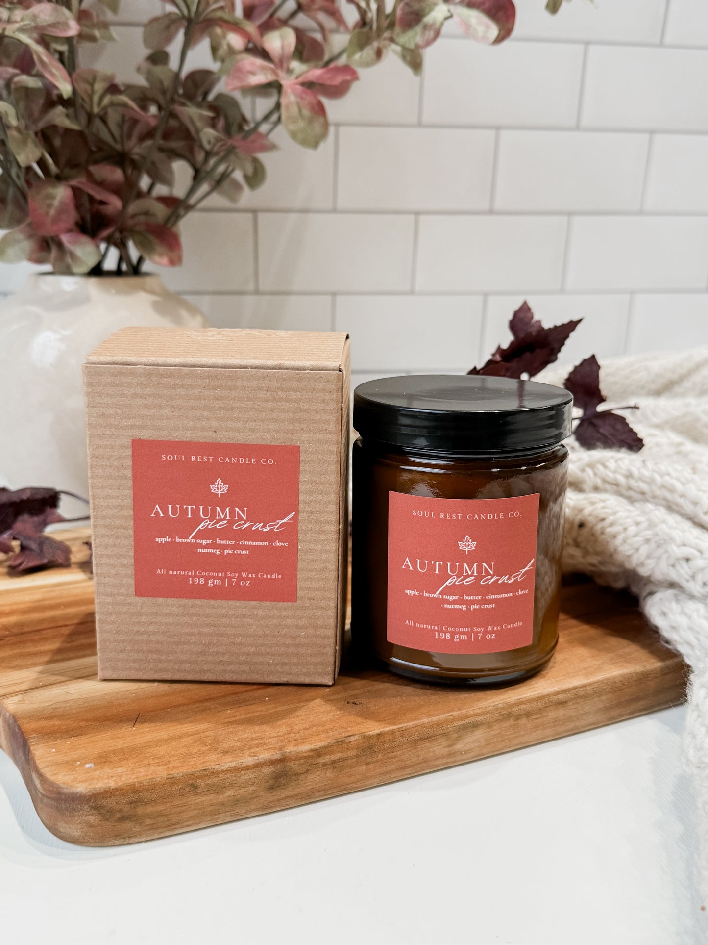 Autumn Pie Crust 9 oz Candle