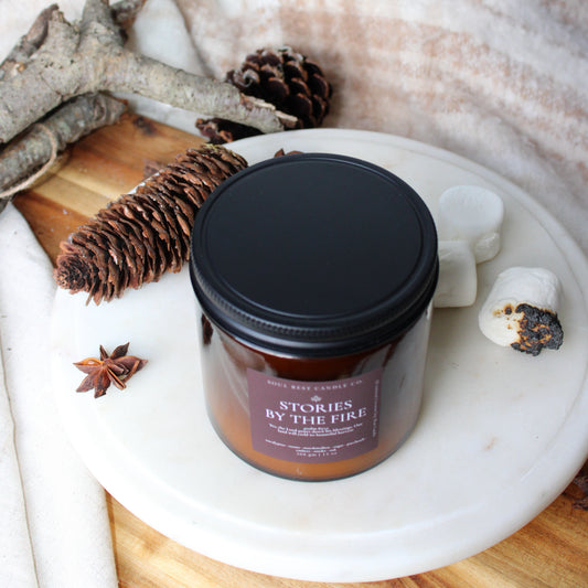 Stories by the Fire | Autumn Amber 13 oz Candle