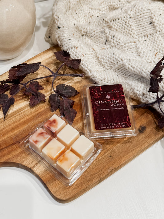 Cinnamon + Clove 2.5 oz Wax Melts