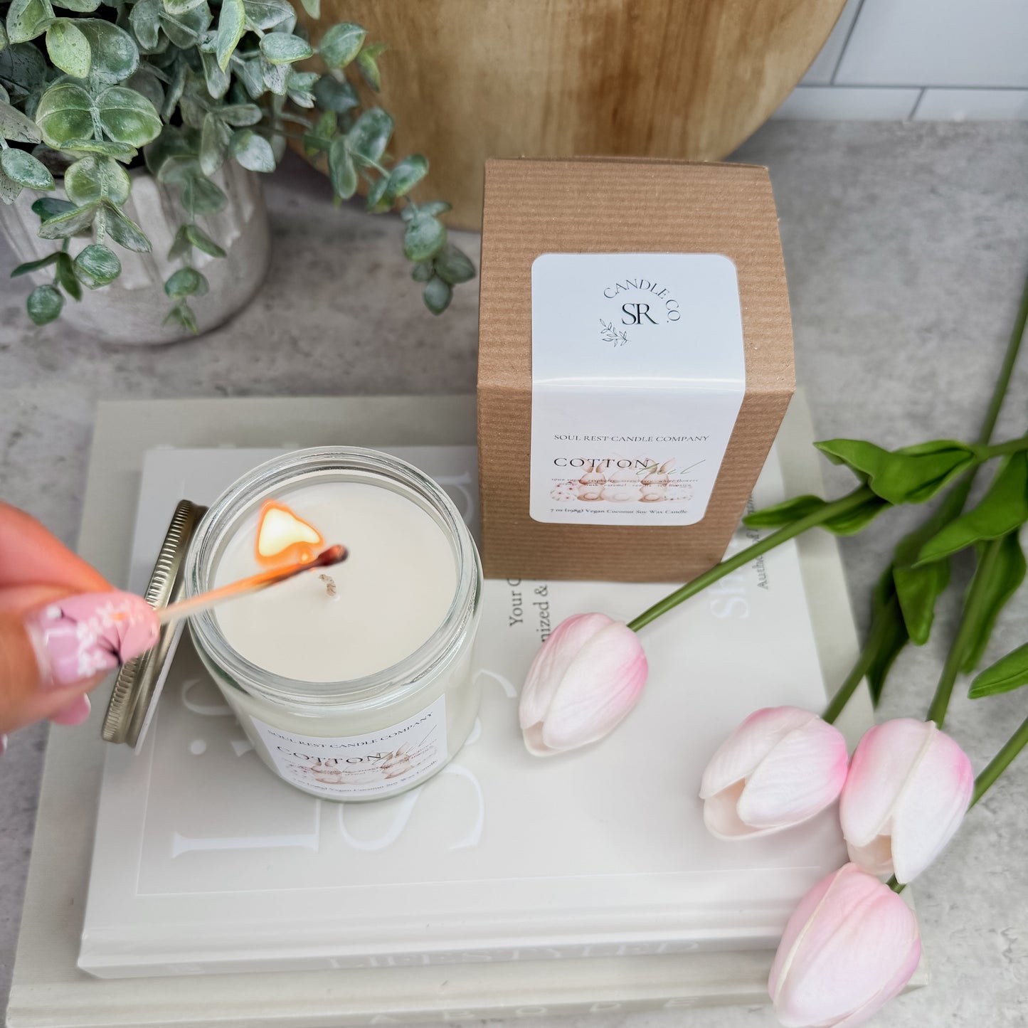 Cotton Tail • Pink Cotton Candy 7 oz Candle