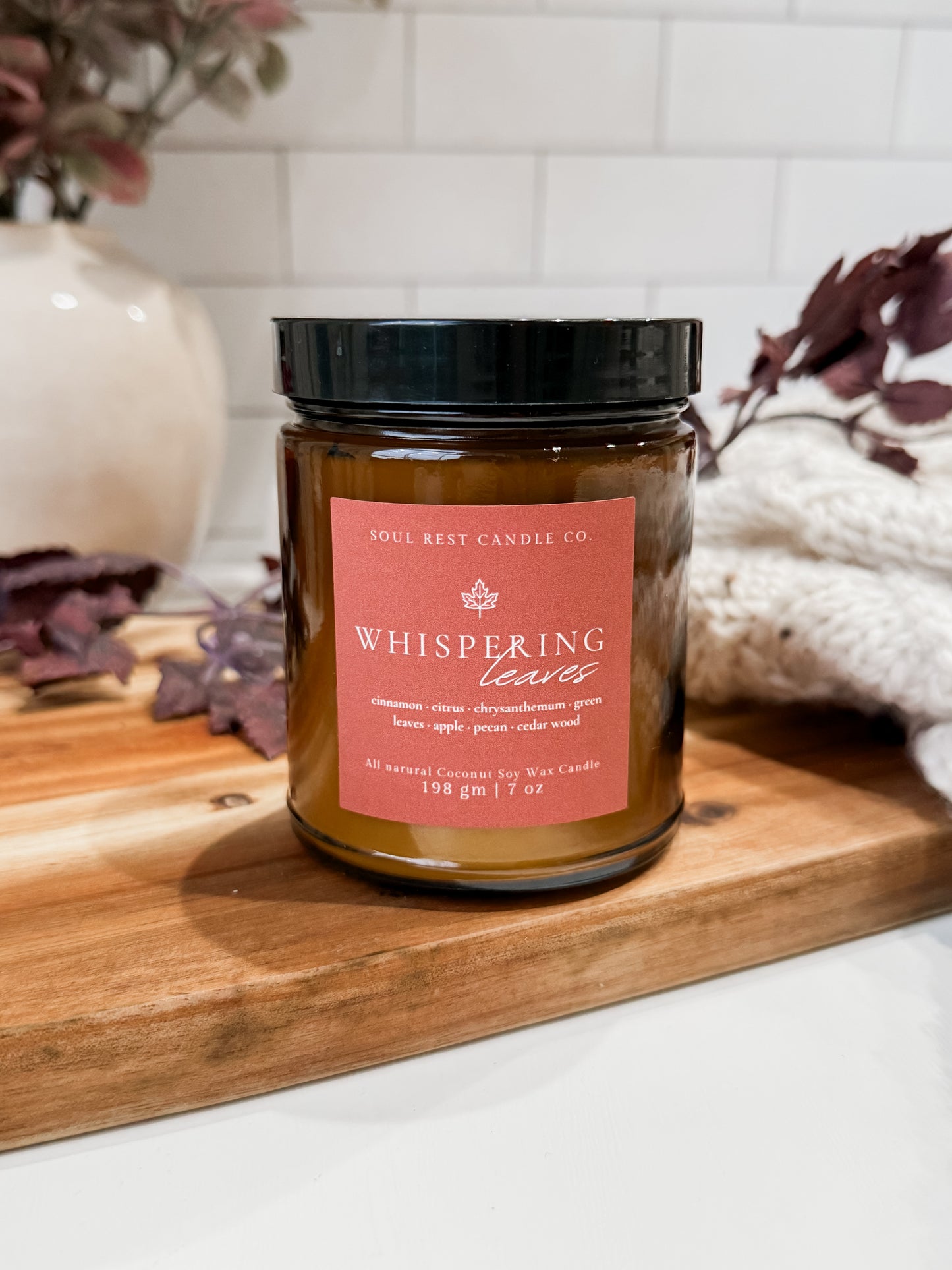 Whispering Leaves  9 oz Candle