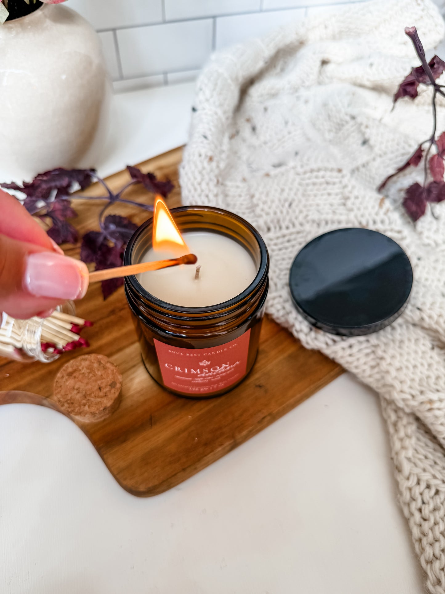 Crimson Autumn 9 oz Candle