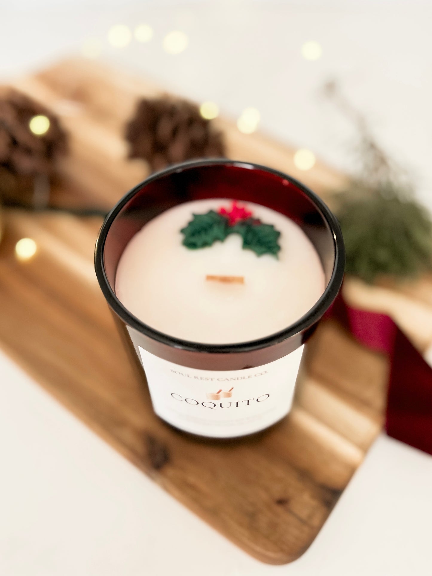 Coquito 12oz Wood Wick Candle