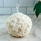 Large Rose Ball Candle 12oz