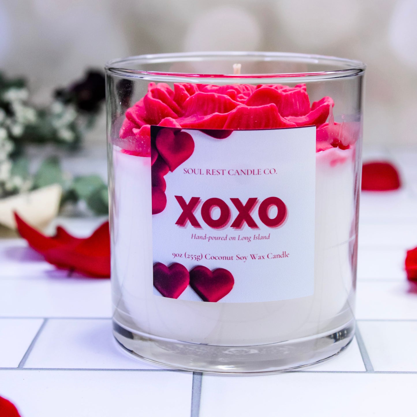 xoxo peony candle 9oz