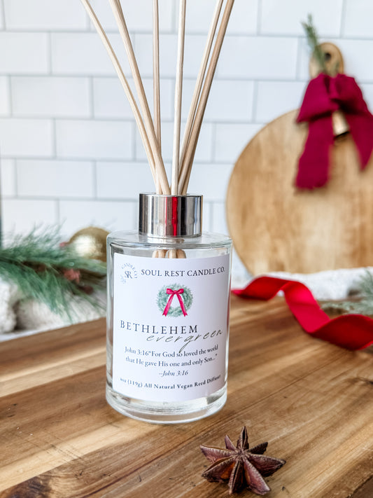 Bethlehem Evergreen (Christmas Tree) Reed Diffuser 4oz