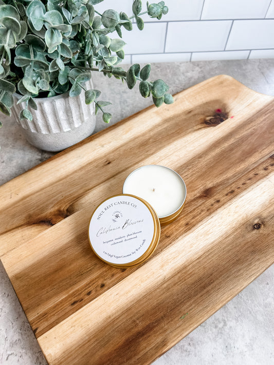 Spring 2oz Travel Tins Coconut Soy Wax Candle