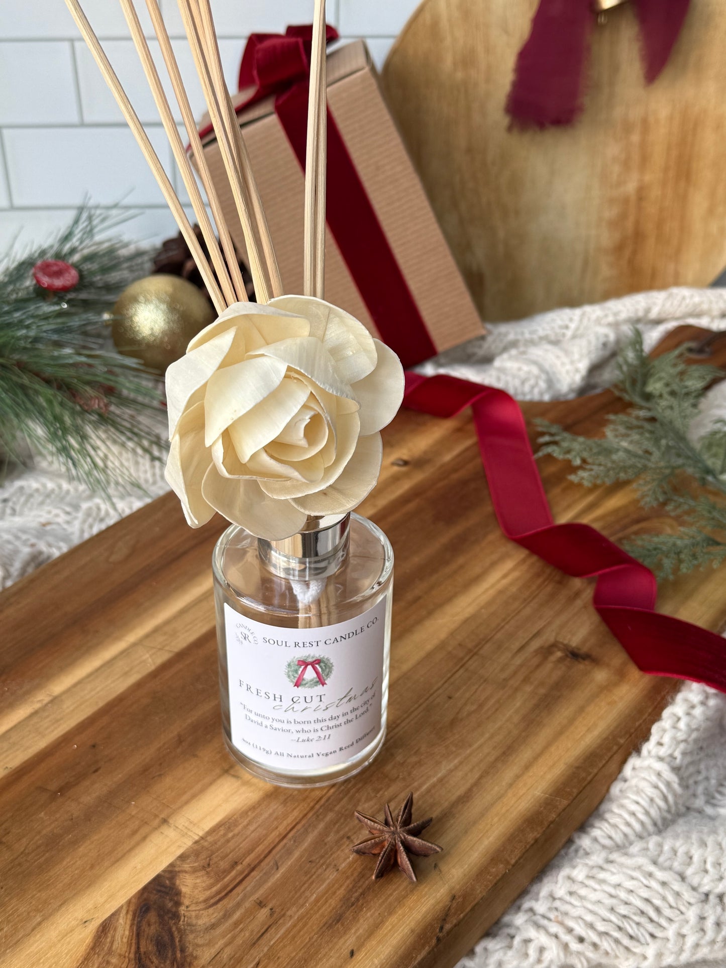 Fresh Cut Christmas (Winter Orchard) Reed Diffuser 4oz