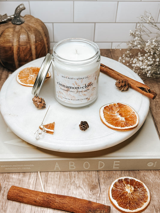 Cinnamon + Clove 9 oz Candle