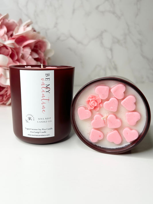 be my valentine candle 8oz