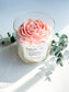 Dark Rose 9oz Flower Candle