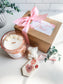 Pink Sugar 11oz double-glass Floral Candle