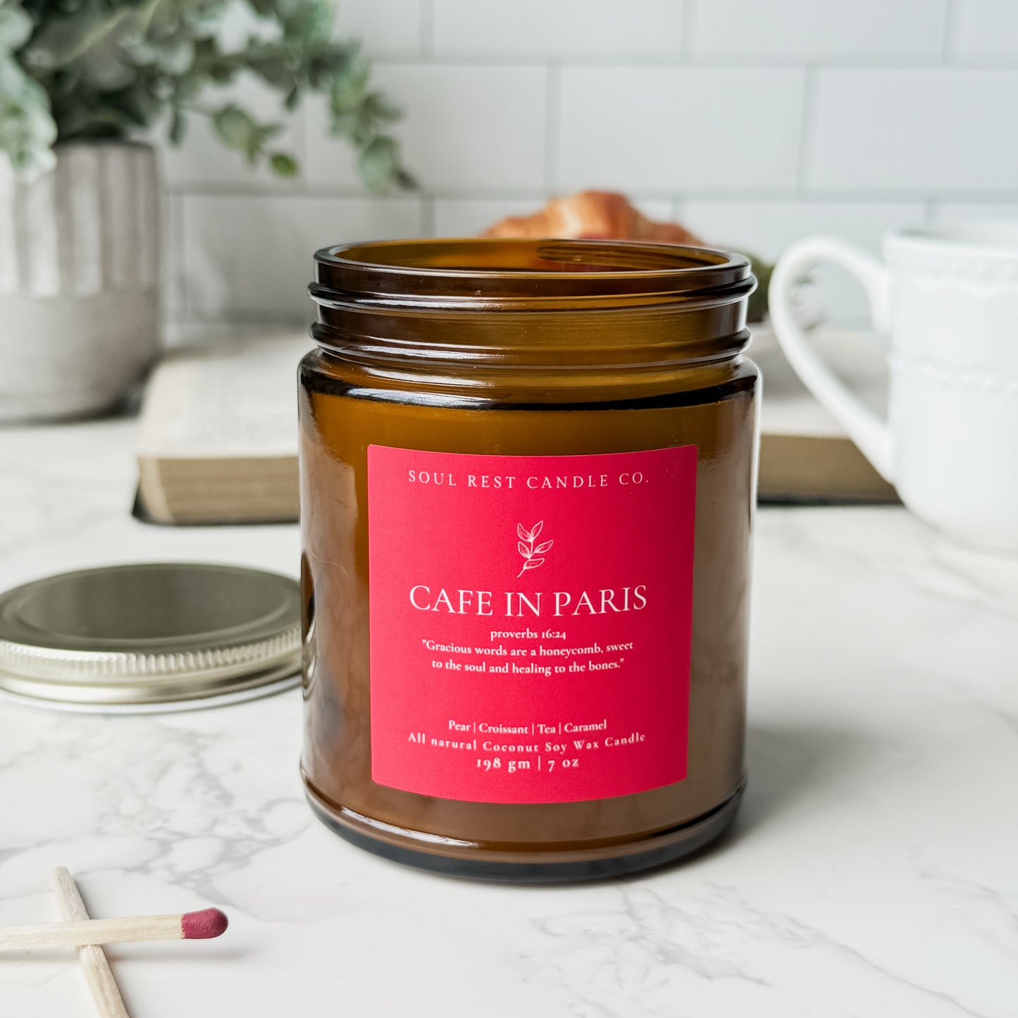 Café in Paris 7 oz Coconut Soy Candle