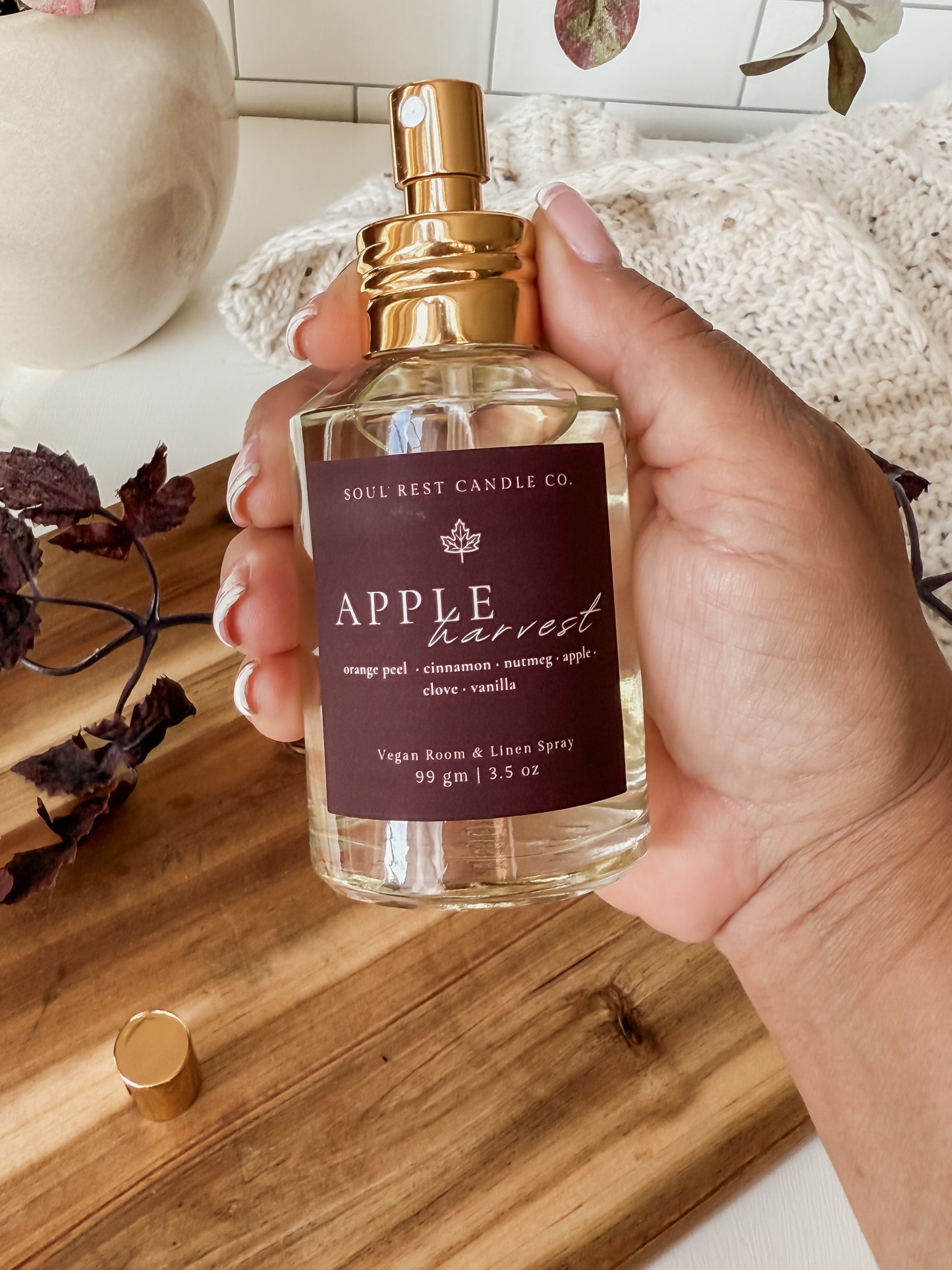 Apple Harvest Vegan Room + linen spray 3.5 oz