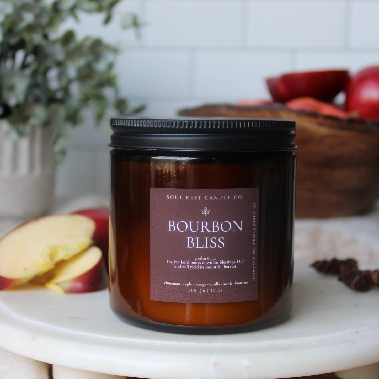 Bourbon Bliss | Autumn Amber 13 oz Candle