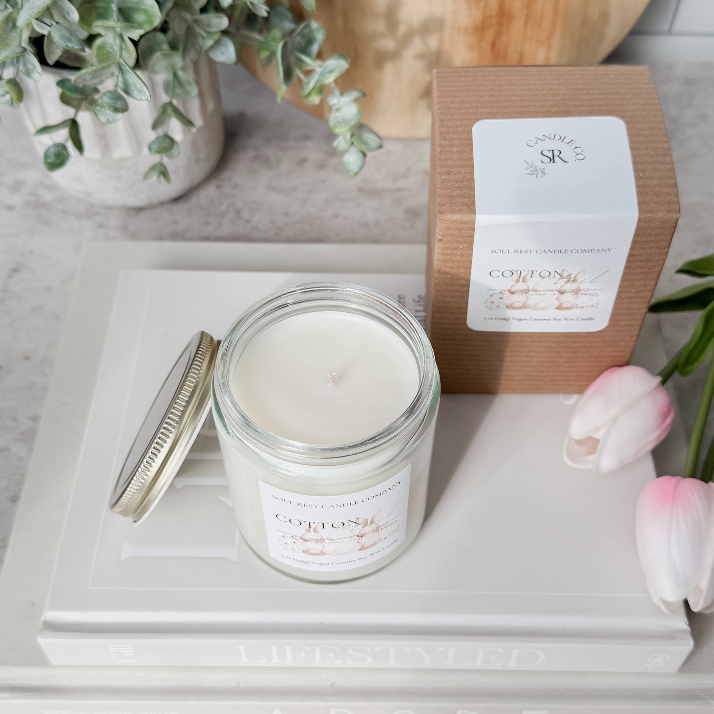 Cotton Tail • Pink Cotton Candy 7 oz Candle