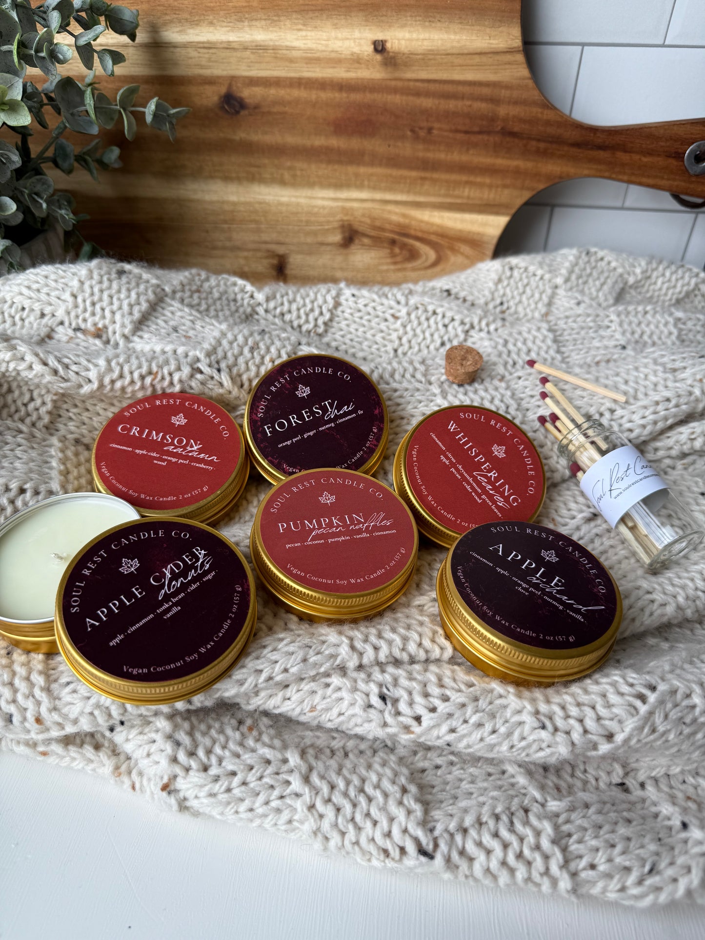 Fall Collection Discovery Kit 6-2oz Tins