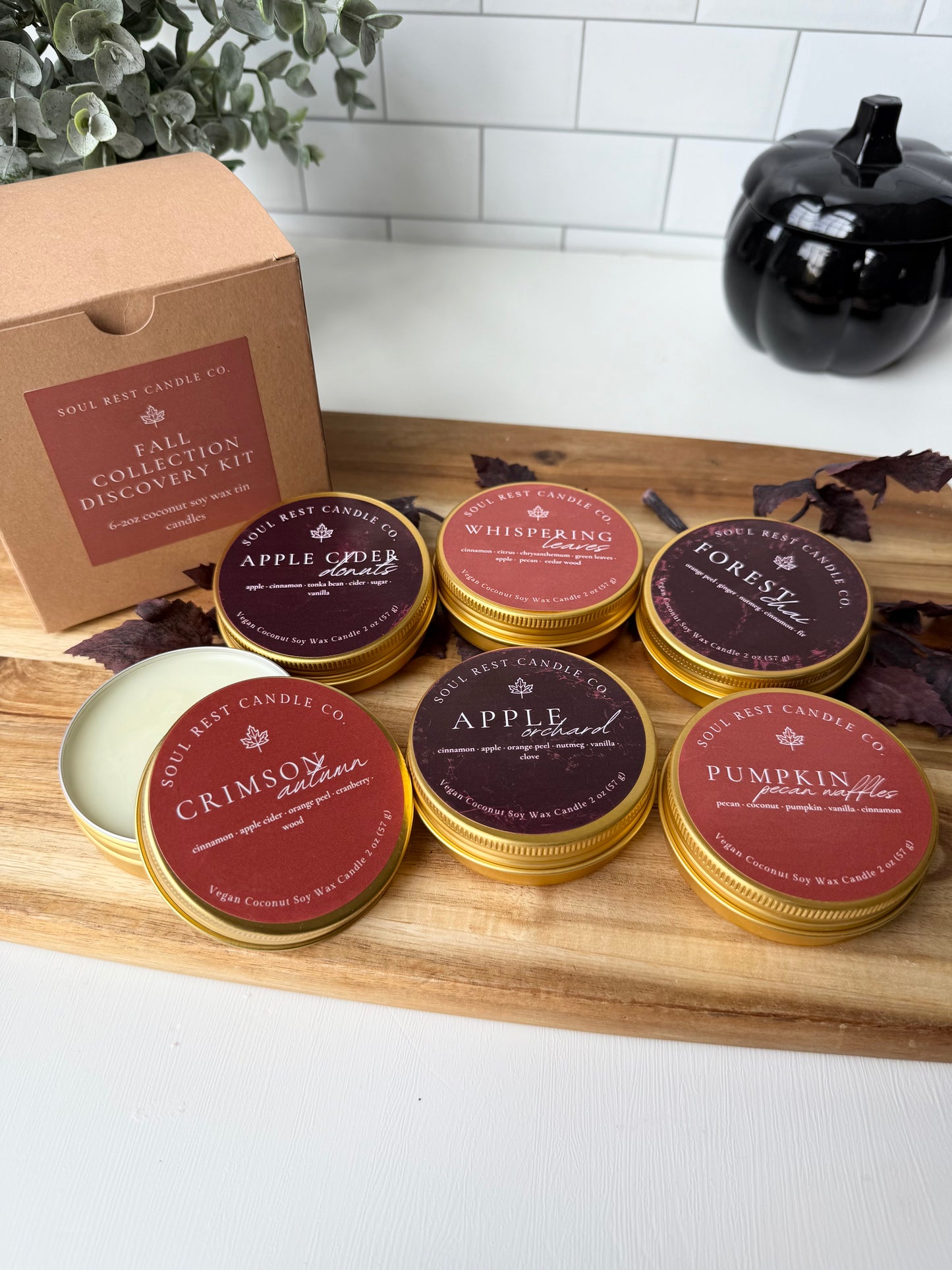 Fall Collection Discovery Kit 6-2oz Tins