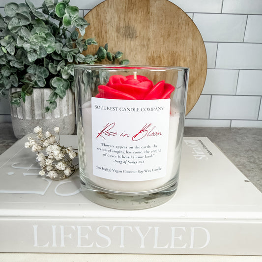 Rose in Bloom🌹 7 oz Candle