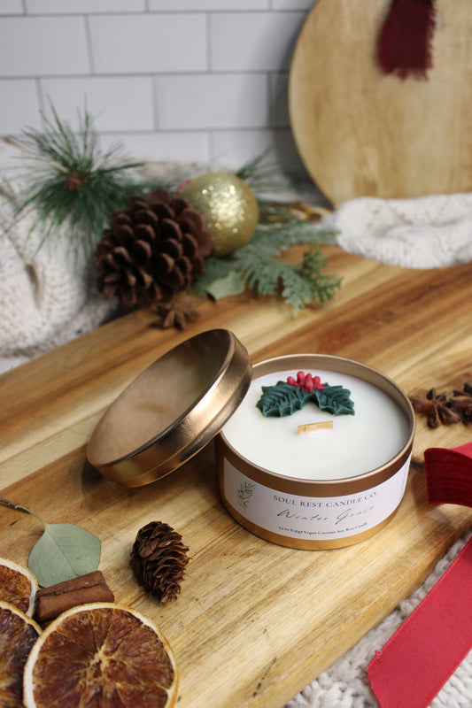 Winter Grace 5.5oz Tin Candle