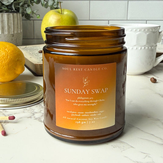 Sunday Swap  7 oz Coconut Soy Candle