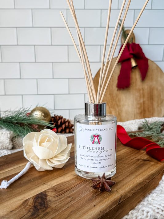 Bethlehem Evergreen (Christmas Tree) Reed Diffuser 4oz