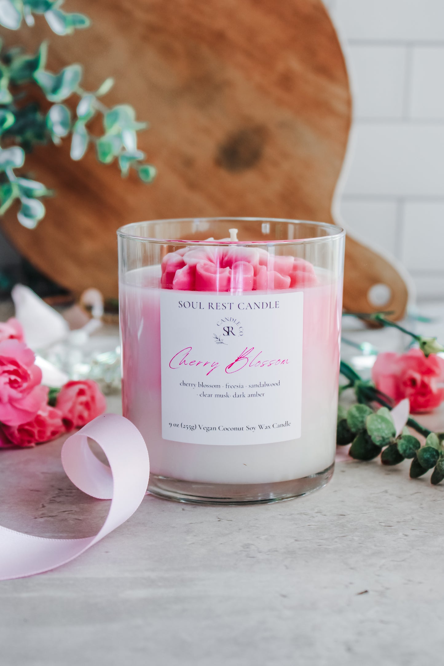 Pink Cherry Blossom Candle 9oz