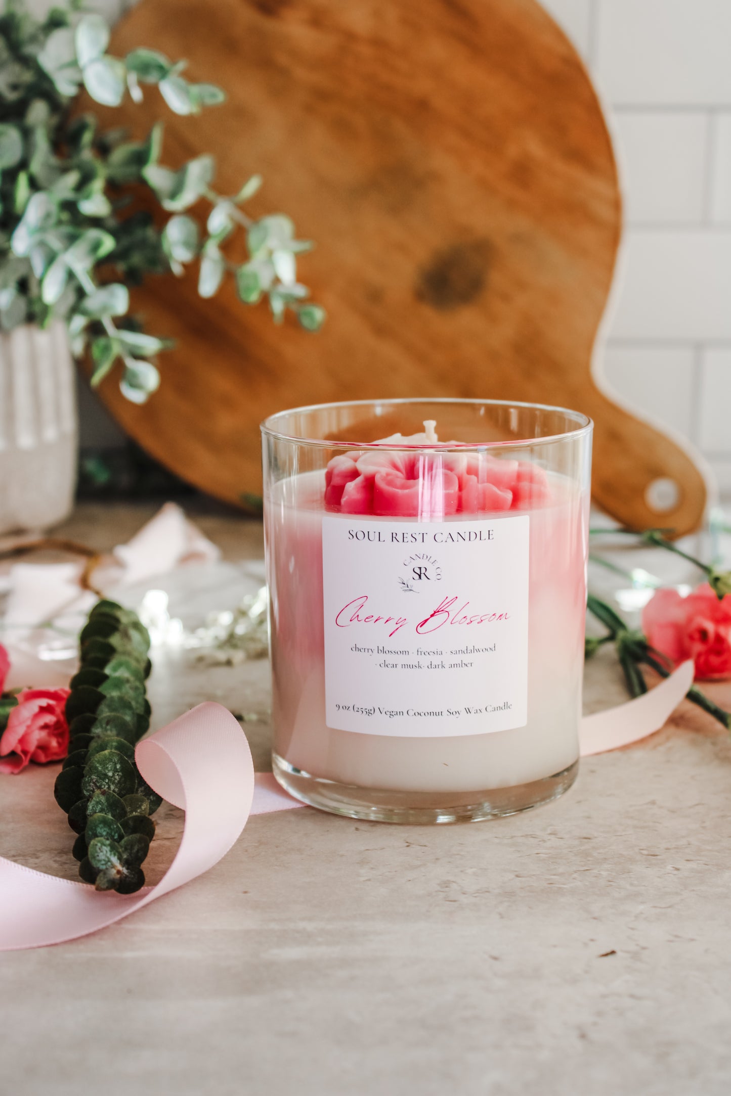 Pink Cherry Blossom Candle 9oz