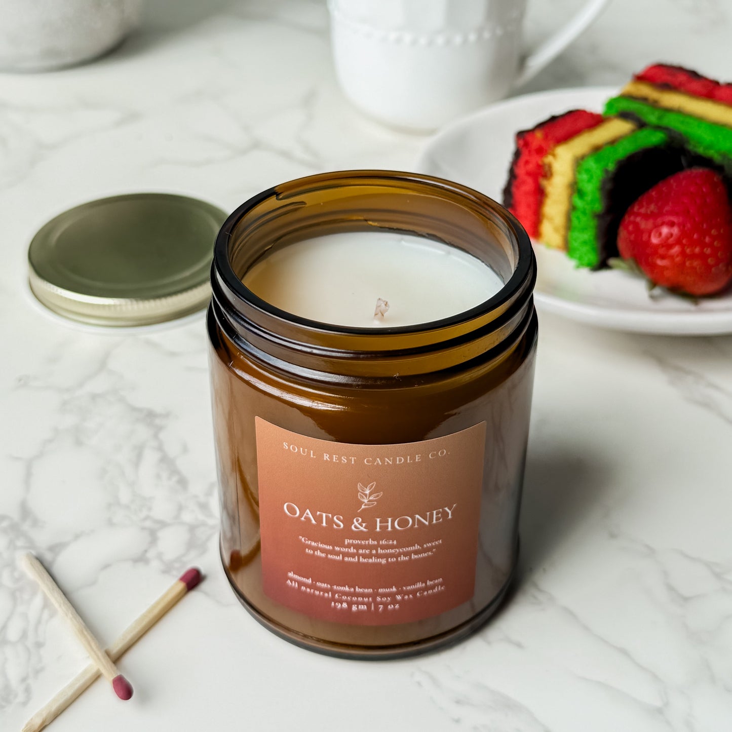 Oats & Honey 7 oz Coconut Soy Candle