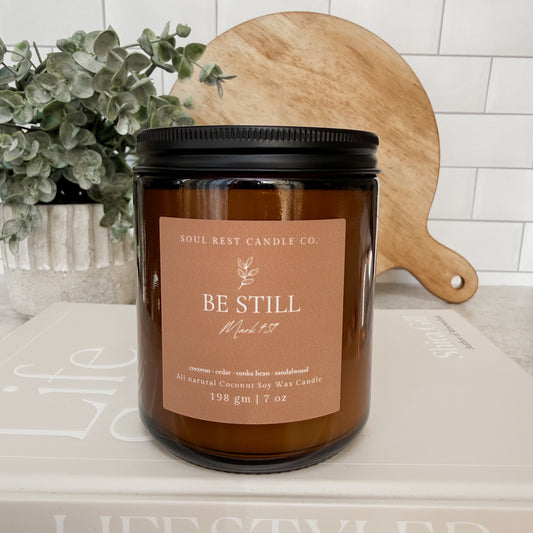Be Still • Sandalwood+Coconut  7 oz Candle
