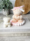 Rose Bear with Heart Teddy Bear Candle