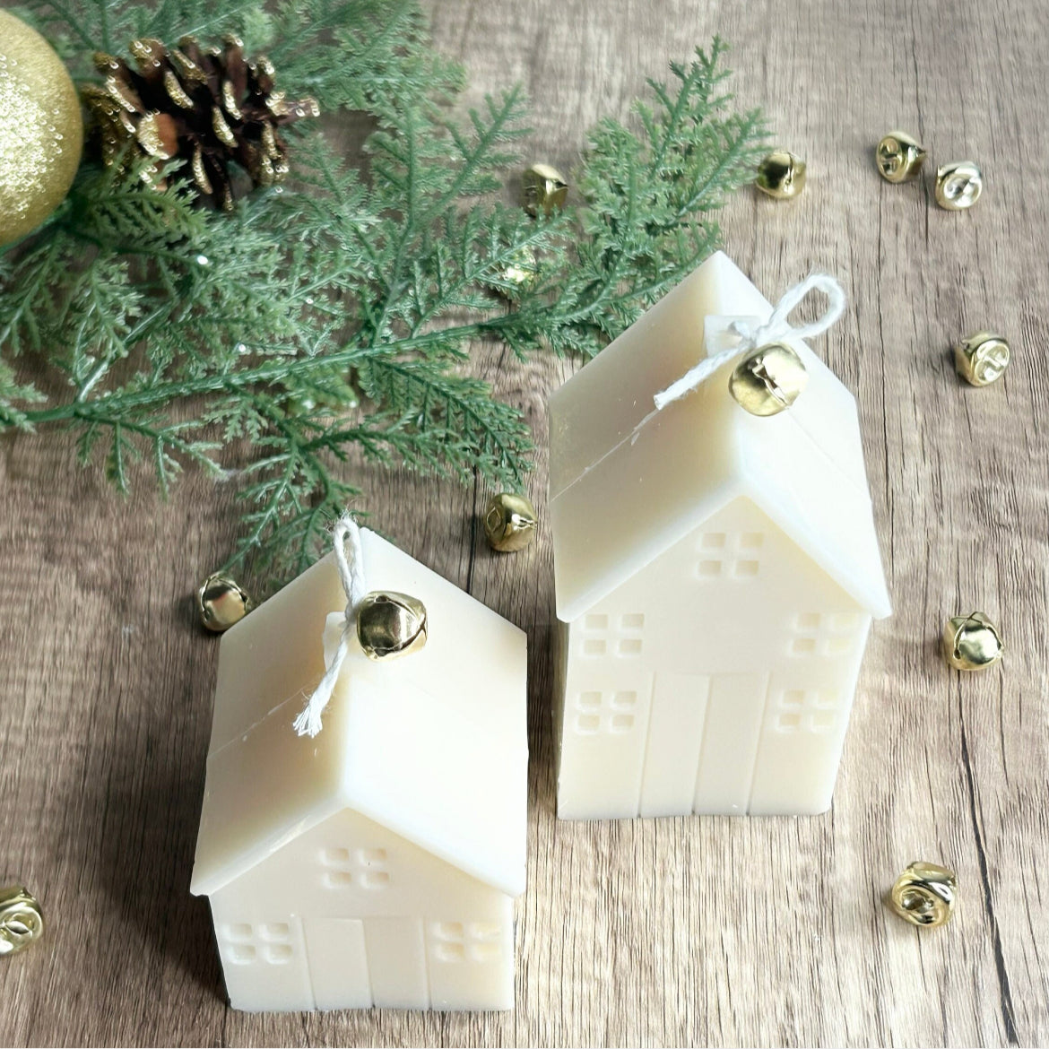 Gingerbread House Candles