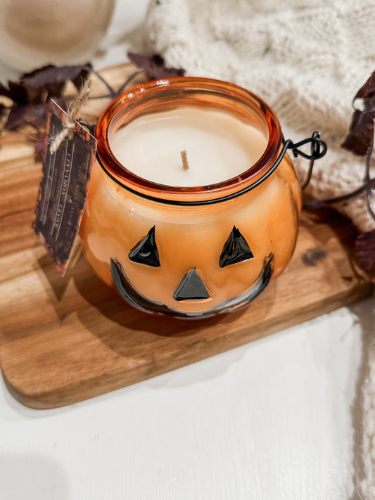 Jack-O-Lantern Pumpkin Candle 11 oz