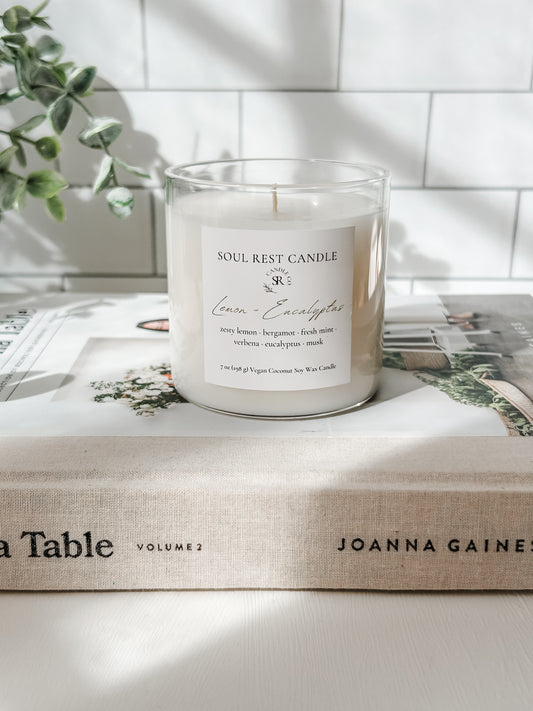 Lemon + Eucalyptus 7 oz Candle