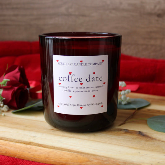 Coffee Date 13 oz Wood Wick Candle