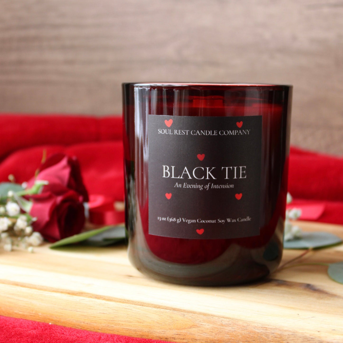 Black Tie 13 oz Wood Wick Candle