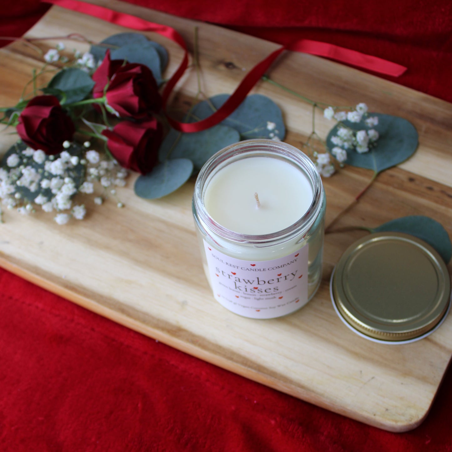Strawberry Kisses 7 oz candle