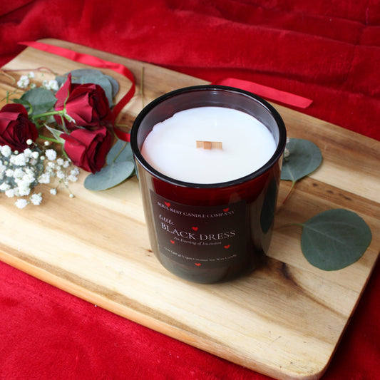 Little Black Dress 13 oz Wood Wick Candle