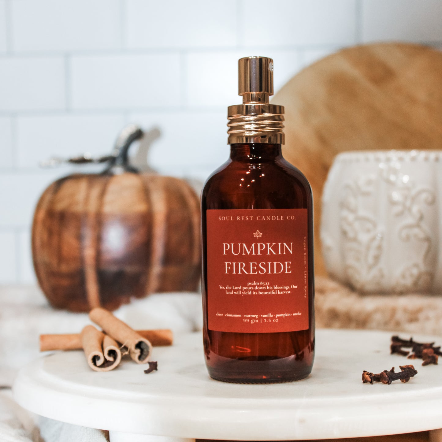 AUTUMN AMBER ROOM + LINEN SPRAY