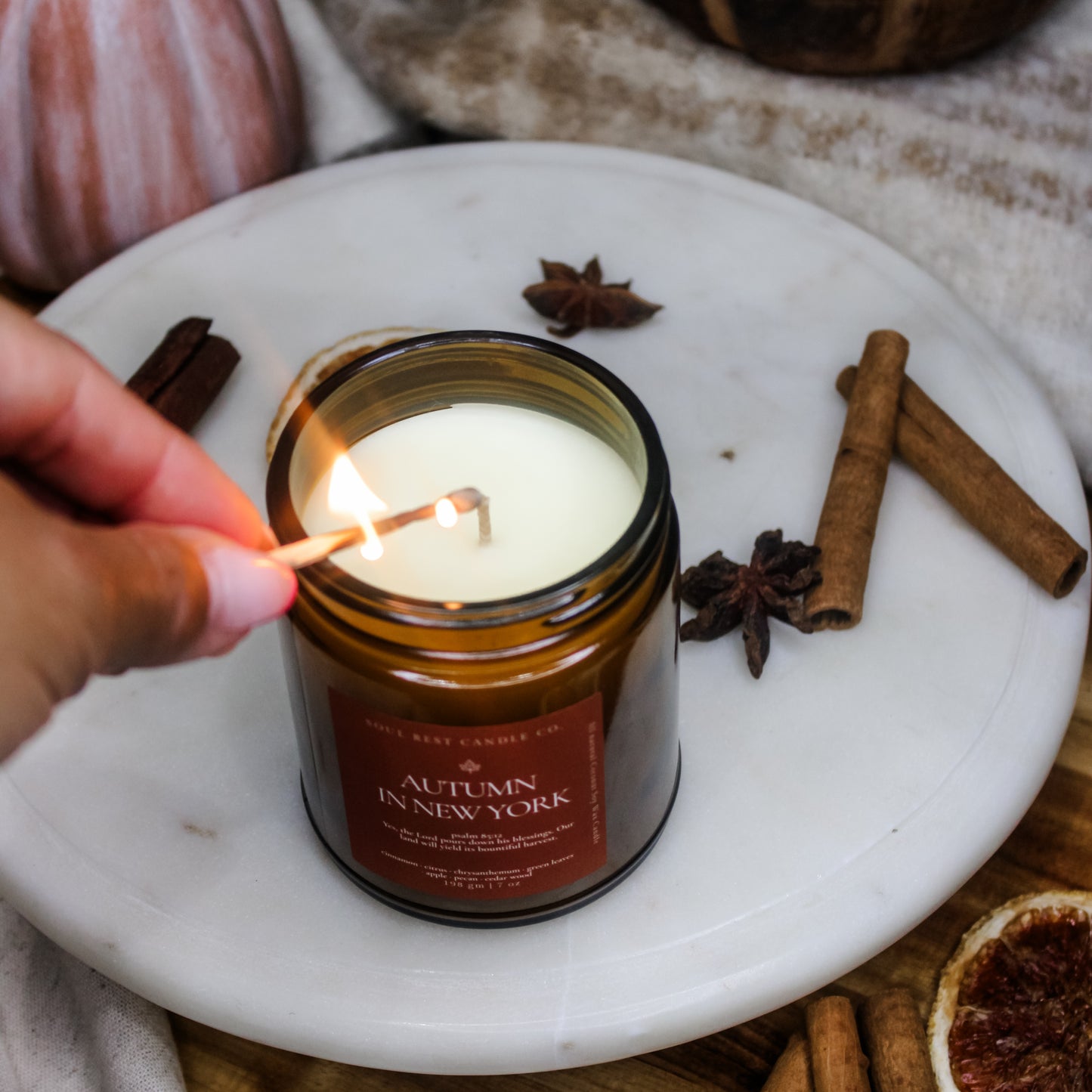Autumn in New York | Autumn Amber 7 oz Candle