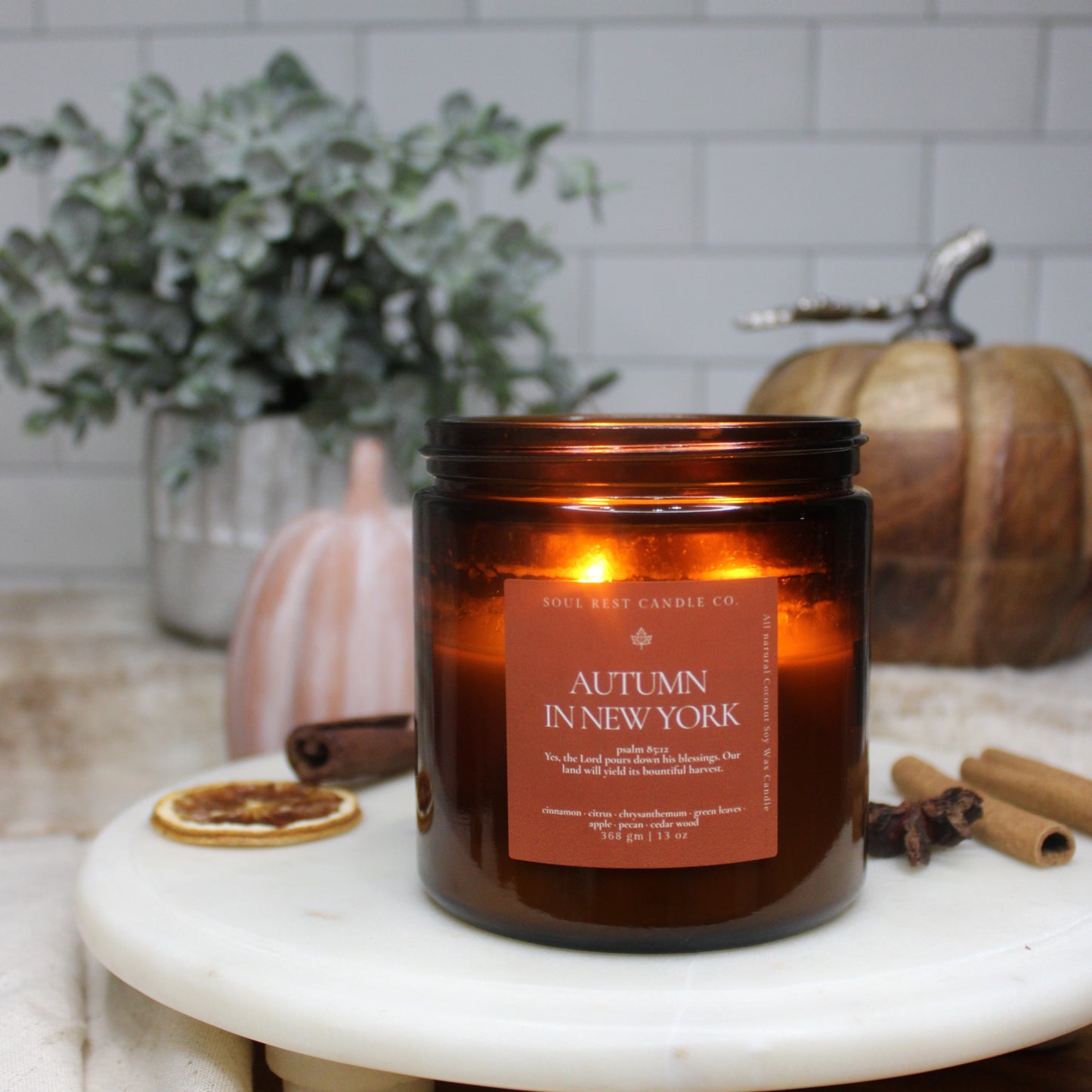 Autumn in New York | Autumn Amber 13 oz Candle