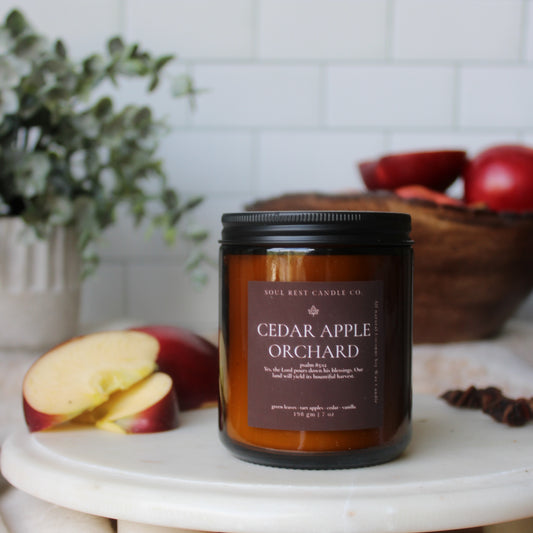 Cedar Apple Orchard | Autumn Amber 7 oz Candle