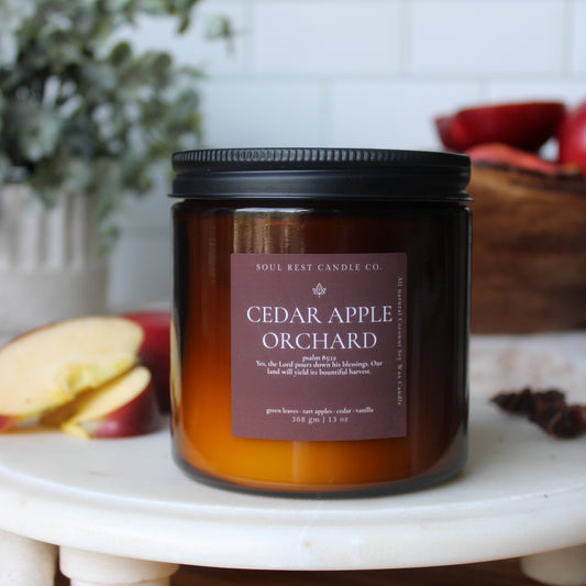 Cedar Apple Orchard | Autumn Amber 13 oz Candle
