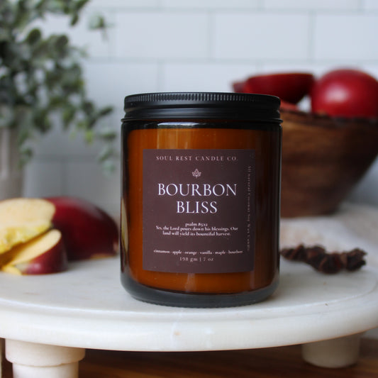 Bourbon Bliss | Autumn Amber 7 oz Candle