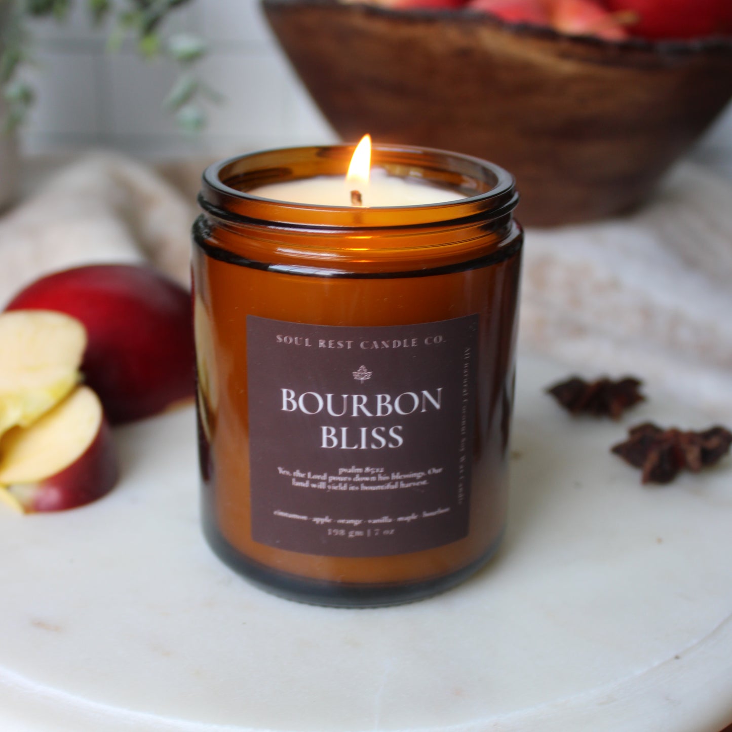 Bourbon Bliss | Autumn Amber 7 oz Candle