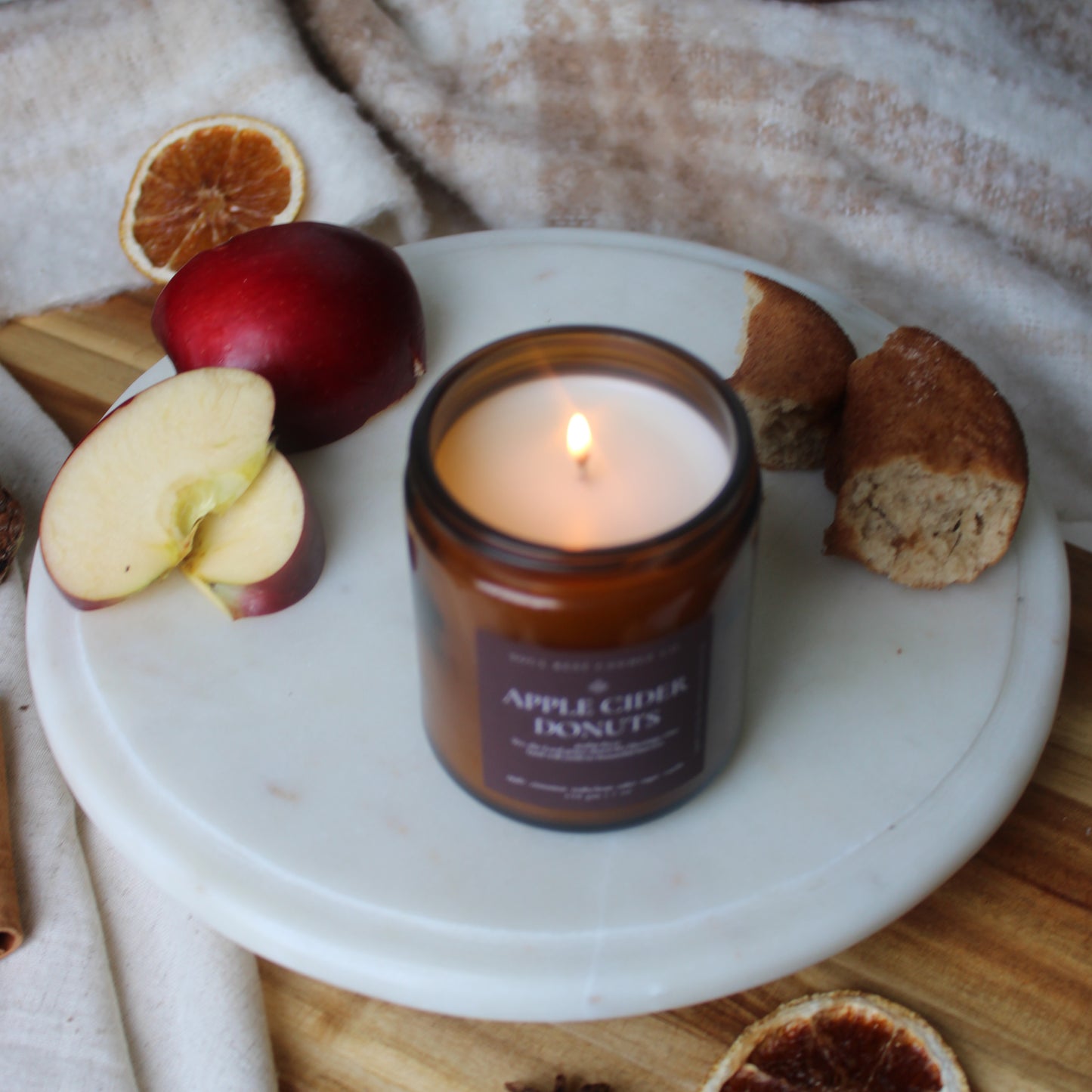 Apple Cider Donuts | Autumn Amber 7 oz Candle