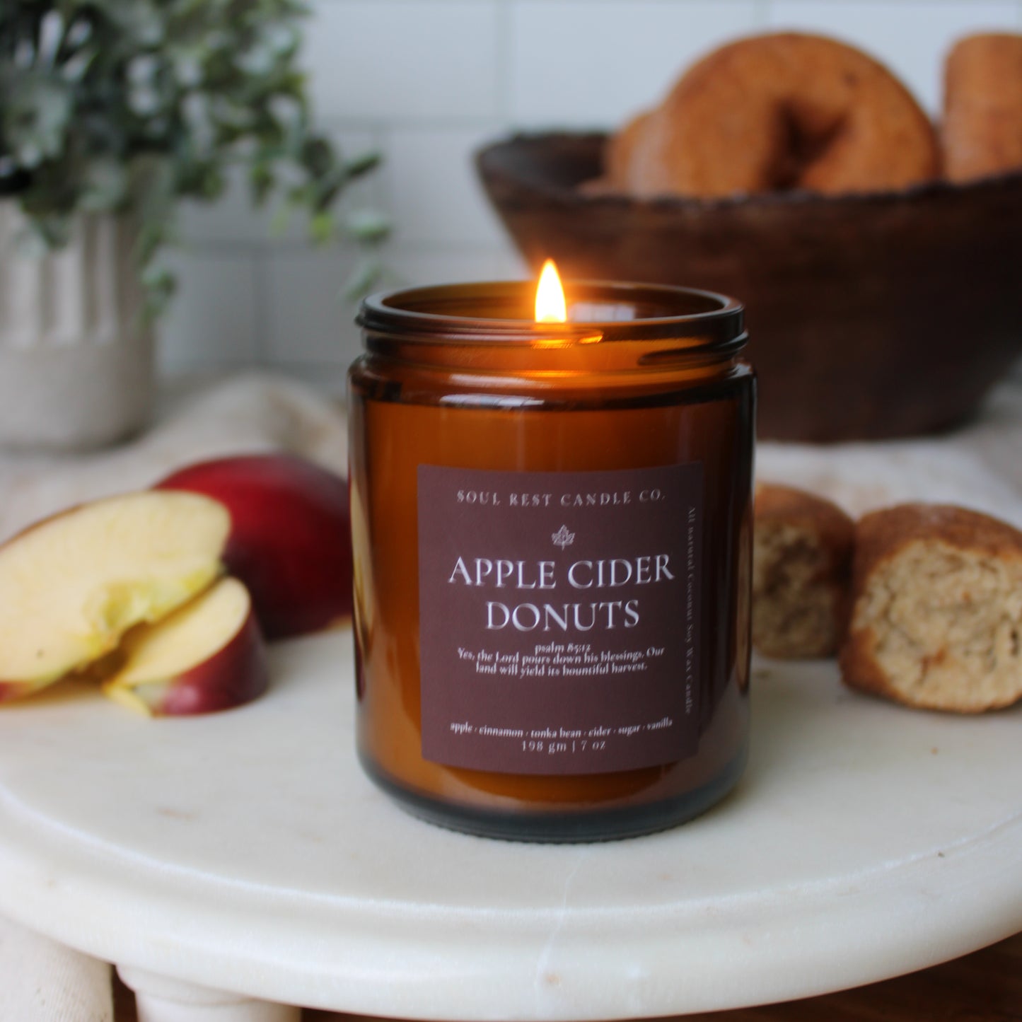 Apple Cider Donuts | Autumn Amber 7 oz Candle