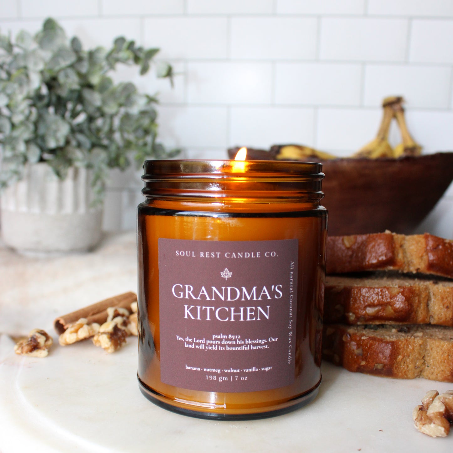 Grandma's Kitchen | Autumn Amber 7 oz Candle