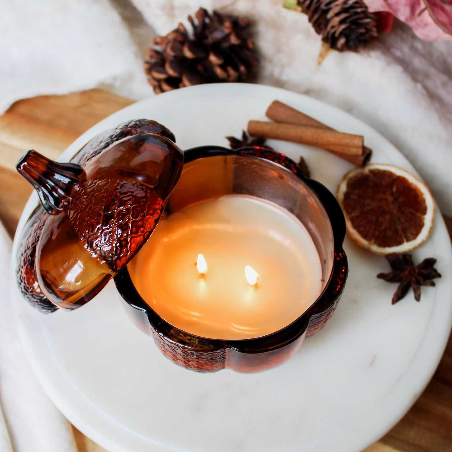 HEIRLOOM PUMPKIN CANDLE 8OZ